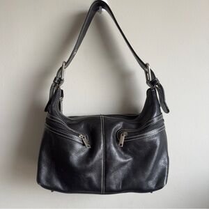 Danier Genuine Leather Black Shoulder Bag